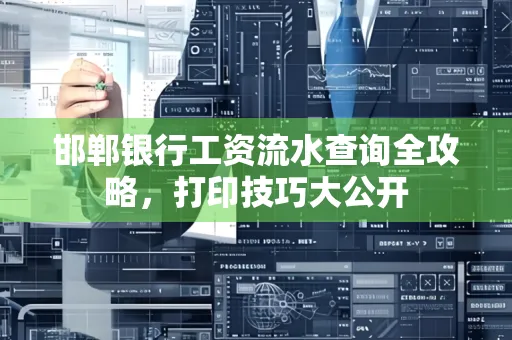 邯郸银行工资流水查询全攻略，打印技巧大公开