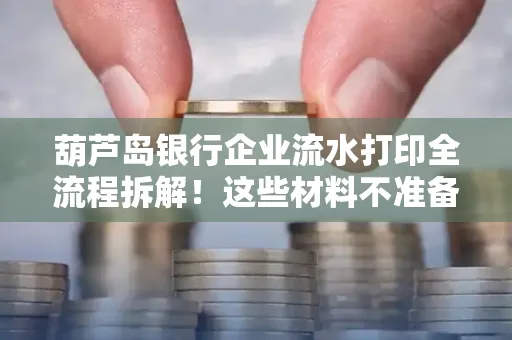 葫芦岛银行企业流水打印全流程拆解！这些材料不准备分分钟白跑一趟